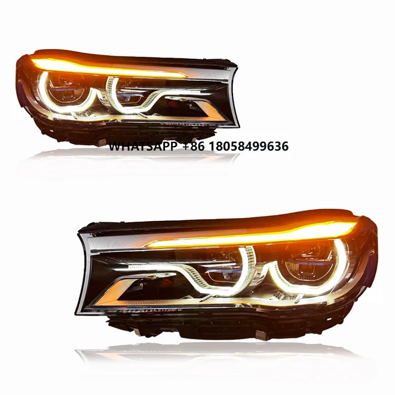 

Для 7-й серии оригинальные светодиодные фары G11 G12 с высокой конфигурацией OEM, детали автомобильных фар