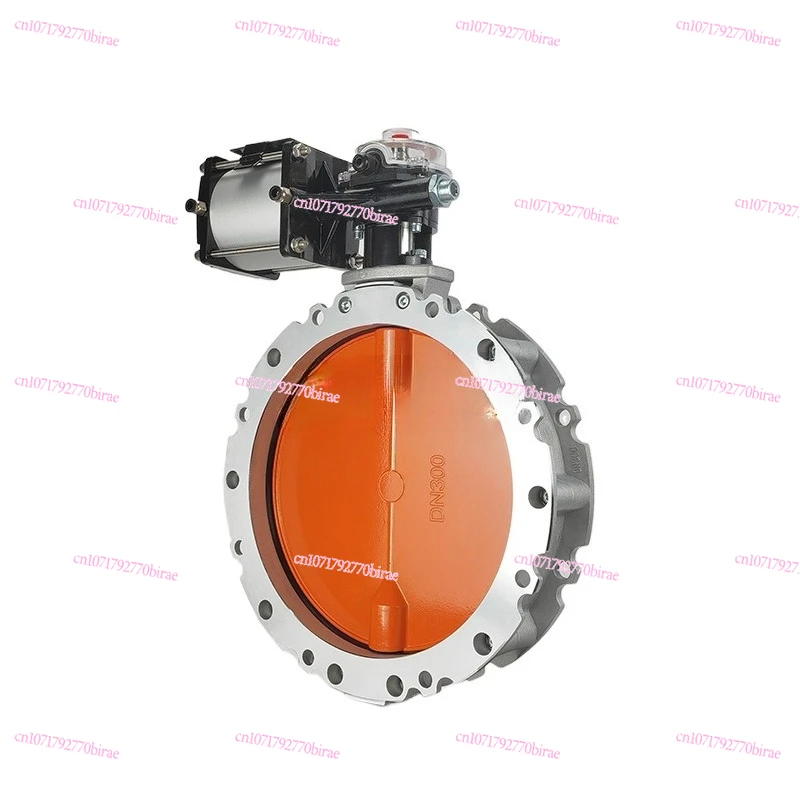 

Pneumatic Dust Butterfly Valve V2FS/V1FS Powder Terminal Cement Ventilation Butterfly Single and Double Flange