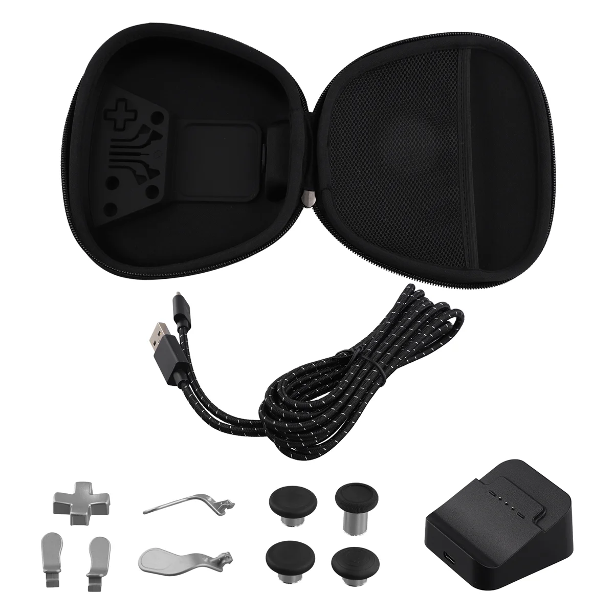 Protective Bag for Elite Series 2 Gamepad Carry Case for Controller Type-C Cable Charger Dock Stand Button Paddles