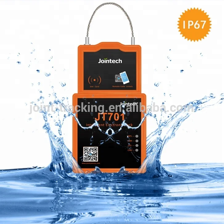 cxy7 XINGZIMED Jointech JT701D QR Code RFID Remote Identity GPS Security Unlock Control Container Türschloss
