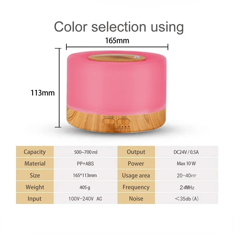 Tuya WiFi Smart Humidifier Essential Oil Diffuser Aromatherapy Ultrasonic Air Humidifiers Aroma Diffuser Work with Google Home