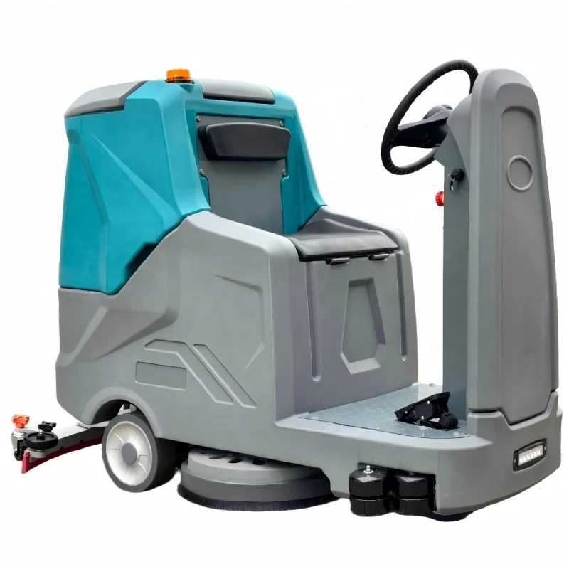 High Quality Large Water Tank New Condition Industrial Electric Ride-On Workshop Floor Scrubber Cleaning Machine O7