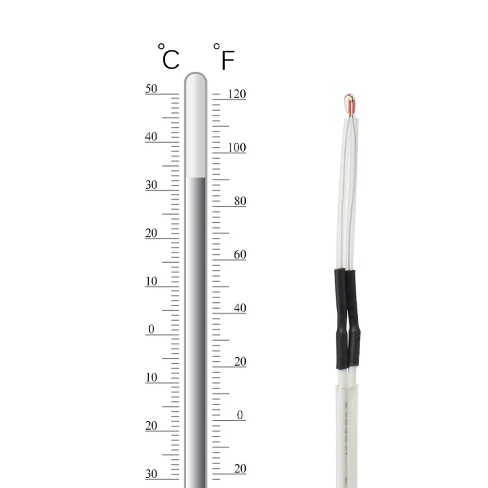 3D Printer Parts Thermistor 100K ohm NTC Temperature Sensor for Ender 3/Ender 3 Pro/Ender 5/CR-10/CR-10S Hotend Kit Thermistor
