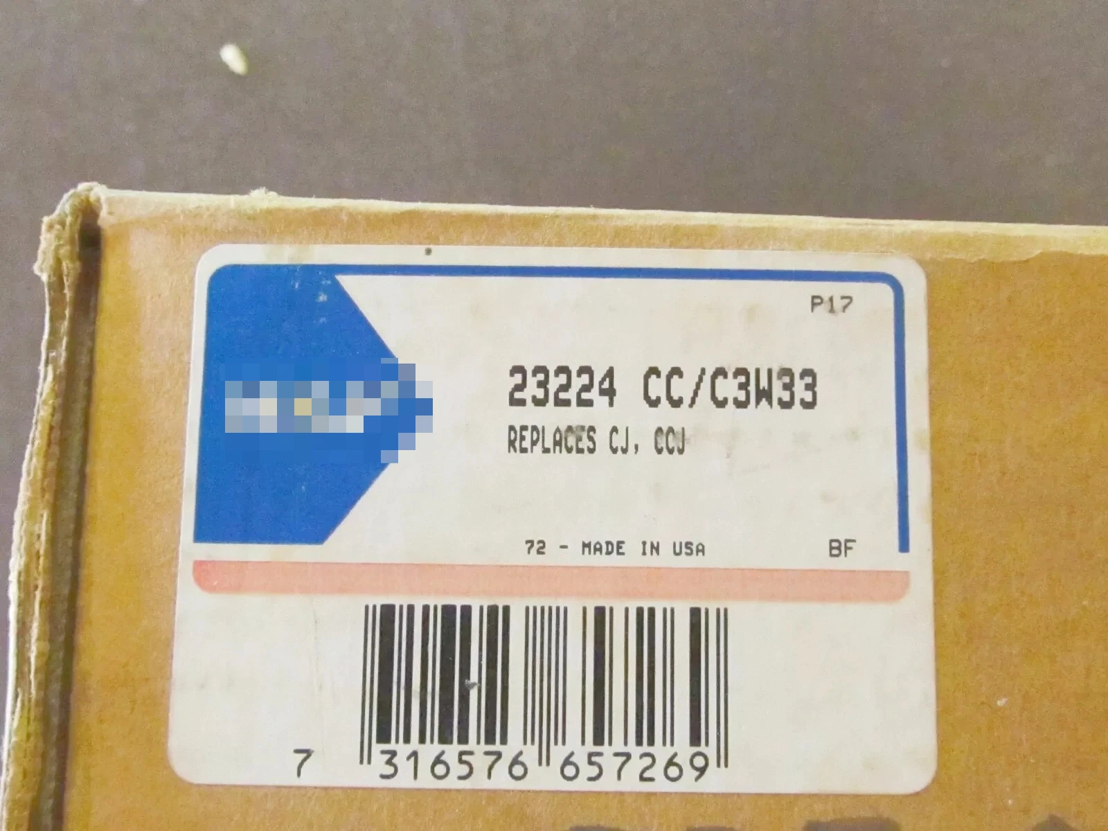 1PC FOR SKF 23224 CC/C3W33 spherical roller bearing