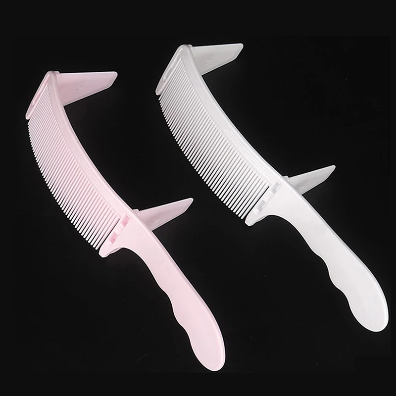 Man Curved Positioning Comb Adjustable S Arc Design Professional Barber Hair Cutting Hair Clipper Comb Hairdresser Styling Tools