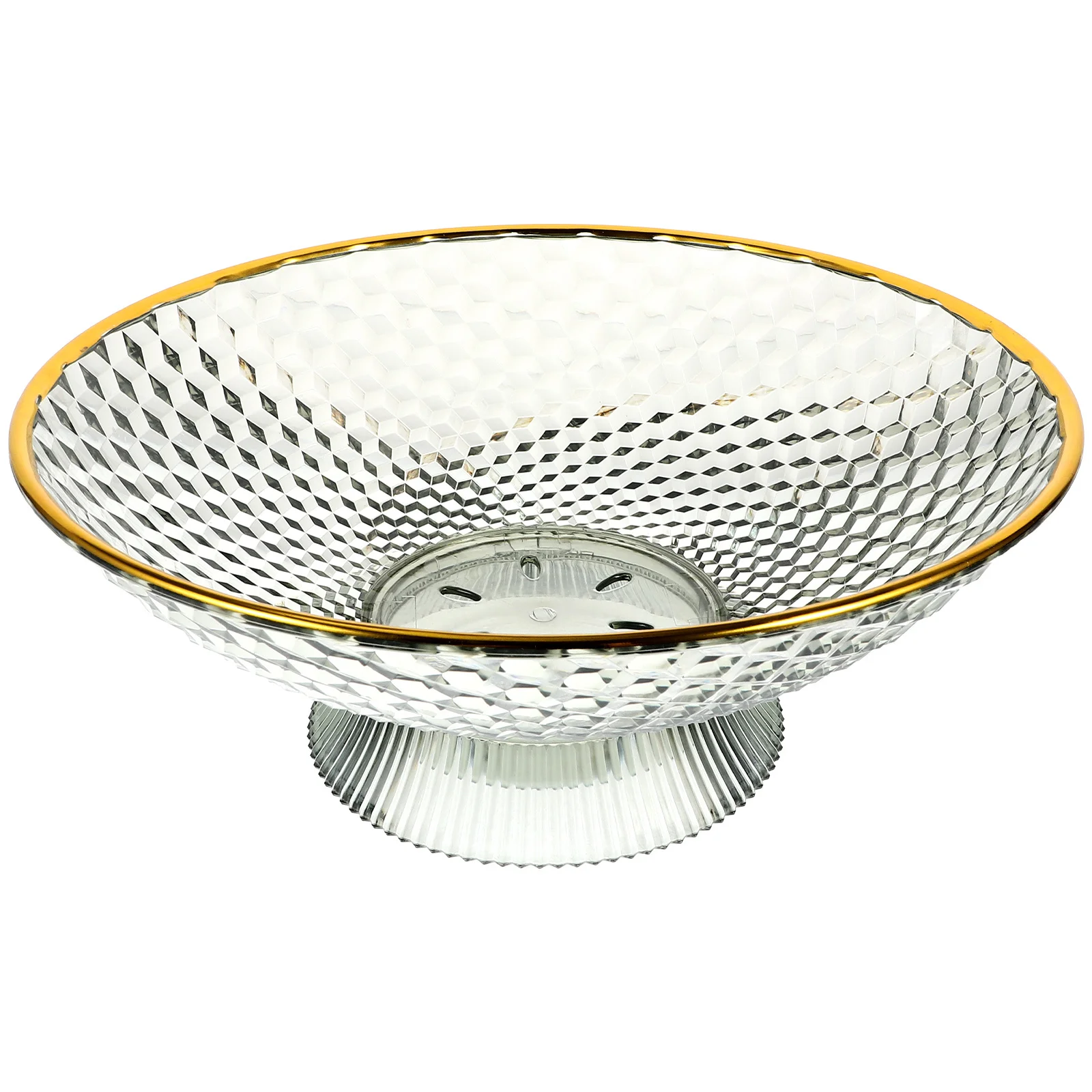 

Detachable Base Fruit Tray Tall Drainage Snack Plate For Home Kitchen Office Fruit Bowl Candy Holder Serving Tray Storage