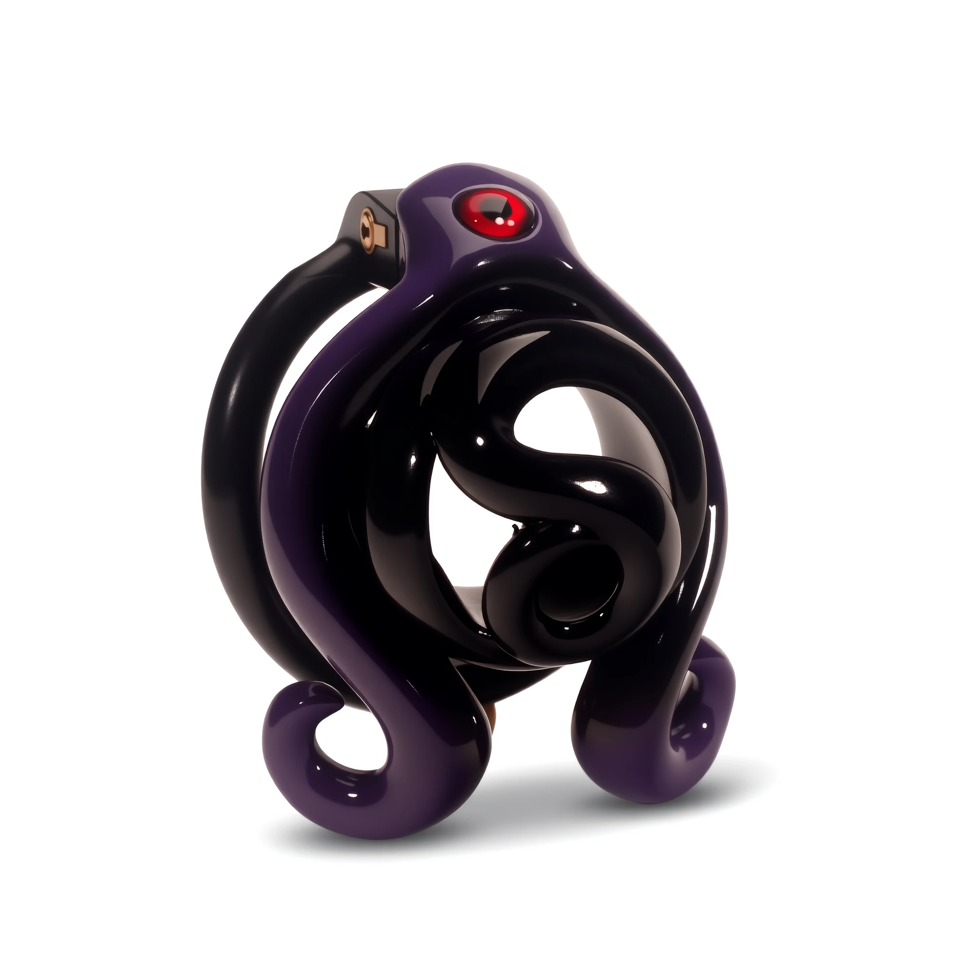 Octopus Tentacle Male Chastity Cage Discreet Sissy Femboy CB Lock Chastity Device Penis Ring Sex Toy - view 3