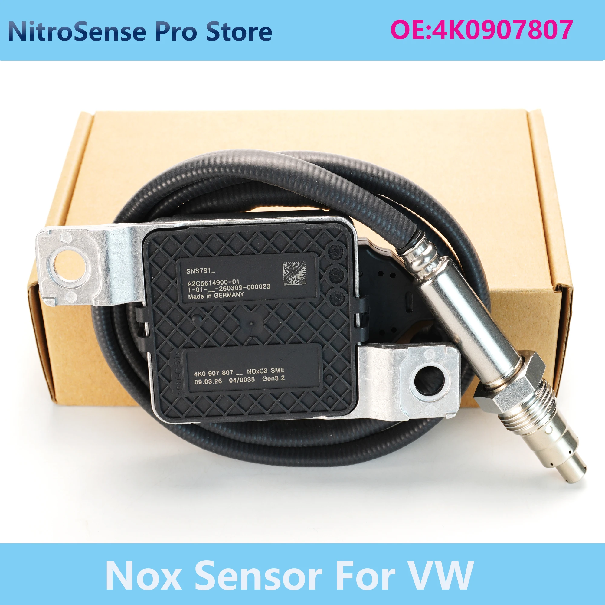 

4K0907807 SNS791Nitrogen Oxide Sensor Reliable Quality Auto Accessory For Audi Latest Diesel Models