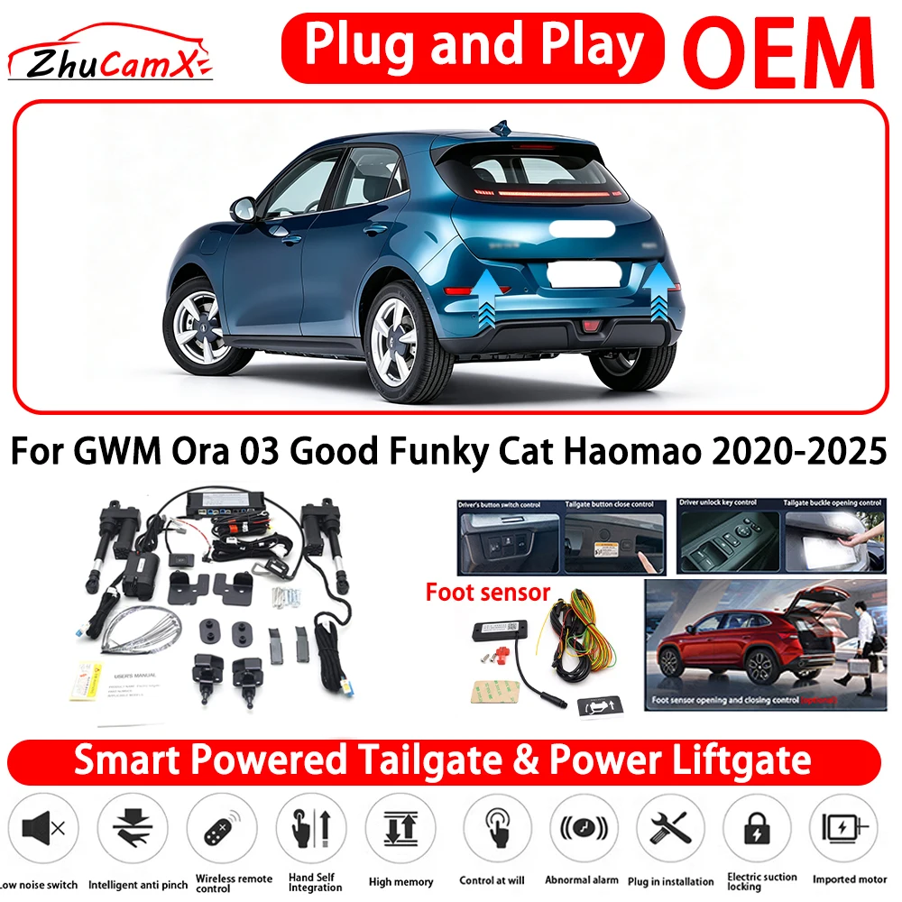 for GWM Ora 03 Good Funky Cat Haomao 2020-2025 OEM Smart Powered Tailgate Power Liftgate Automatic Rear Trunk Tailgate Actuator