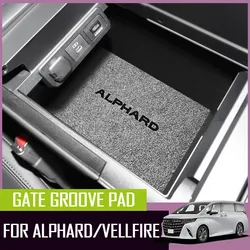 Car door slot mat and water cup mat are fit for Toyota Alphard Vellfire 40 Series plug-in cup mat
