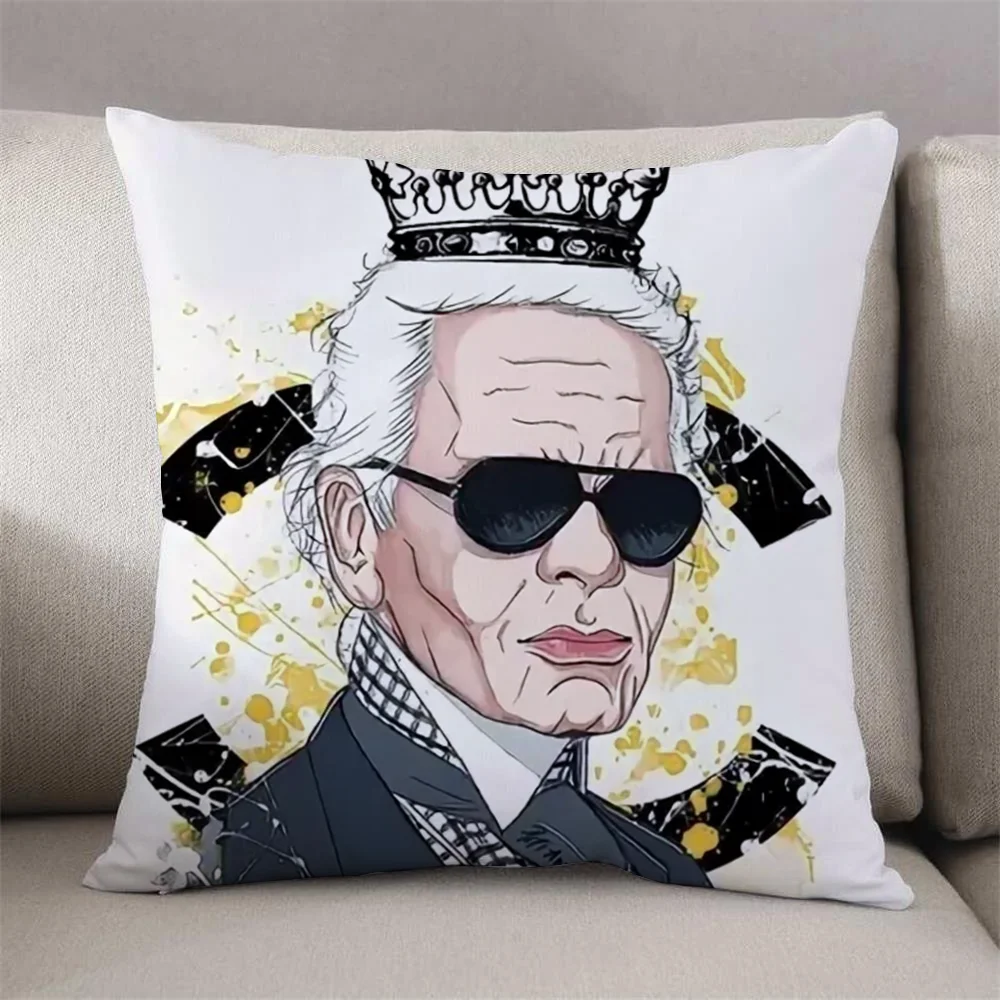 K-Karl LagerfeldS Cushion Cover for Living Room Cushions Decorative Pillowcase Sleeping Pillows Home and Decoration Pillow Cases