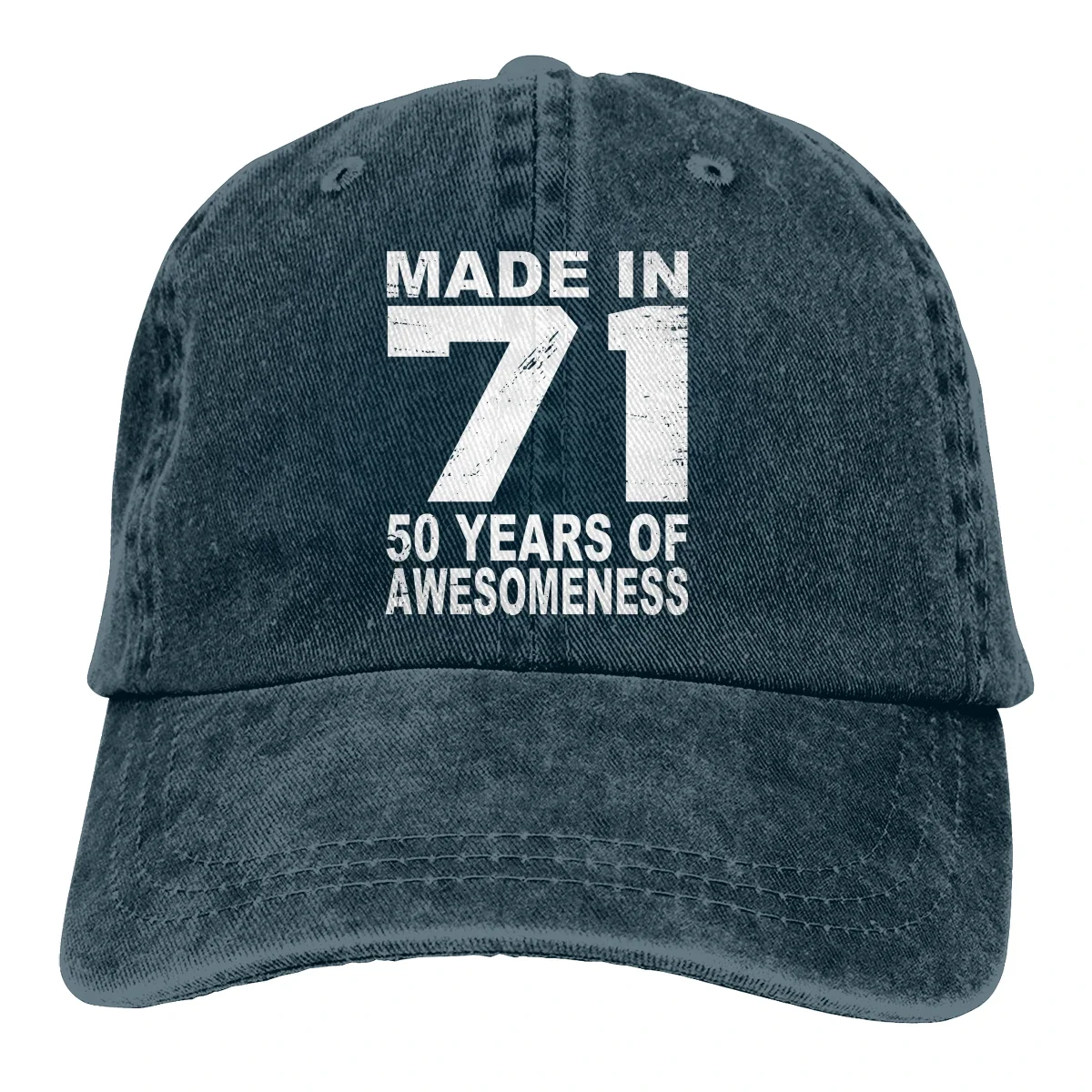 Made in 71 50 Jahre Awesome ness 1971 Geburtstag Vintage Baseball Cap Männer geboren 1971 Caps Farben Frauen Sommer Snapback Caps