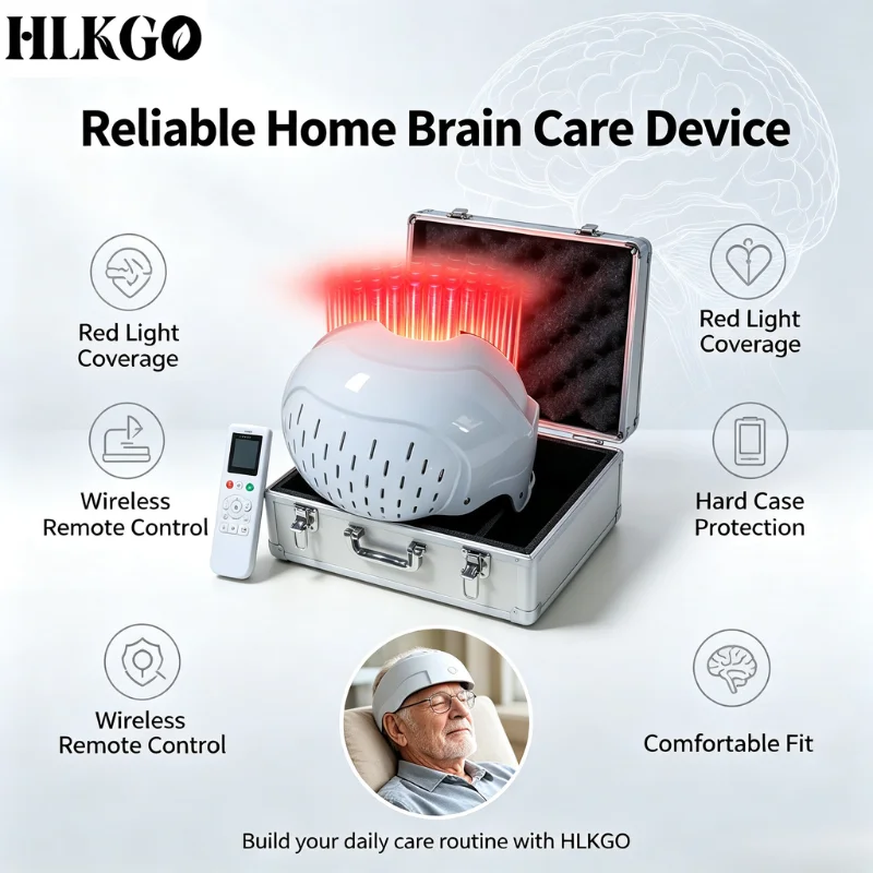 Clinical Grade 436 Diodes 1070nm Transcranial PBM Helmet for Alzheimer Stroke Brain Function Improvement Home