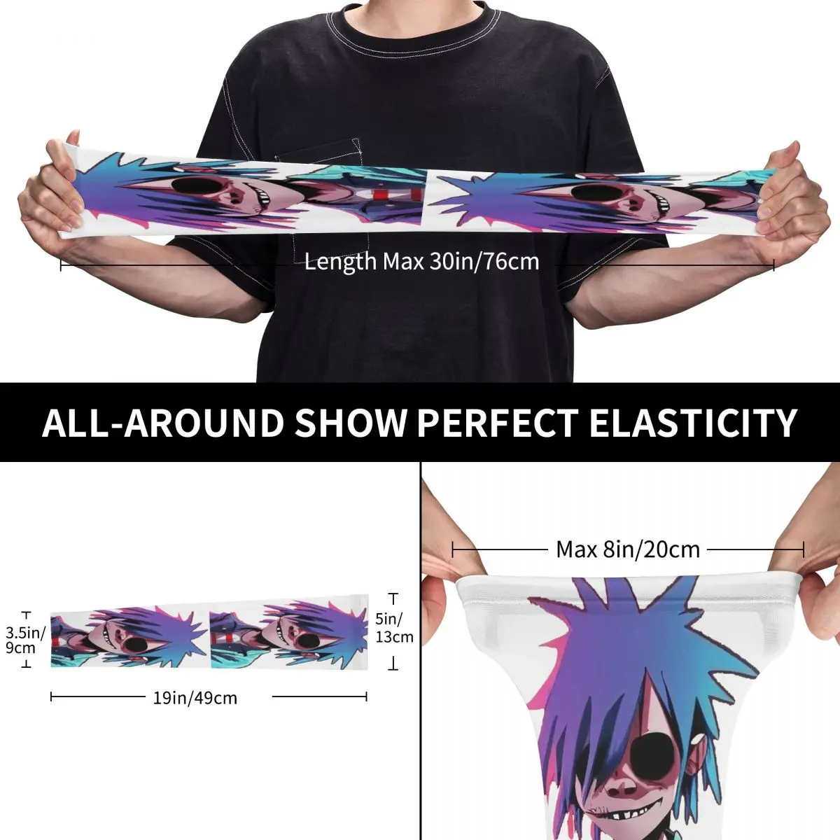 ゴリラズ アウトドア アームスリーブ 日焼け止め UVカット サマー アイスシルク サイクリング タトゥー スリーブ