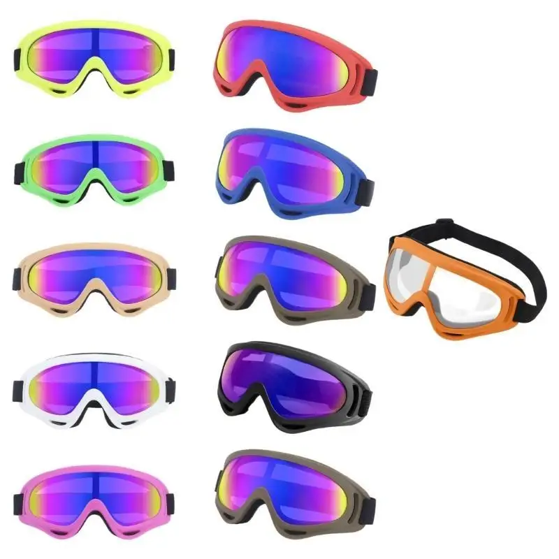 

652F TPU Frame Ski Goggles With Fog Proof Ventilation For Snowboarding Motorcycle Riding Outdoor Sports