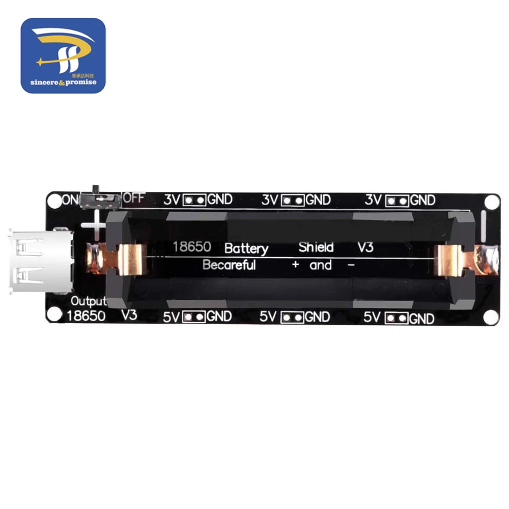 Dual 18650 Lithium Battery Shield V3/V8 Power Bank 1 Way Charging Module 5V/3A 3V/1A Type-C Micro USB For Raspberry Pi ESP32S