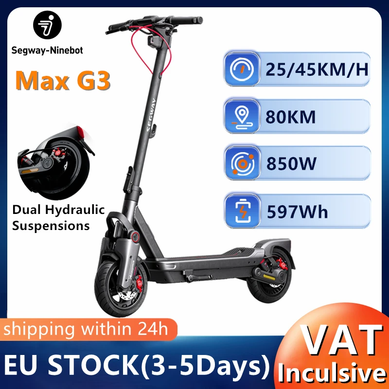 Segway Max G3: La Scelta Definitiva per Chi Cerca Prestazioni Eccellenti in un E-Scooter Elettrico