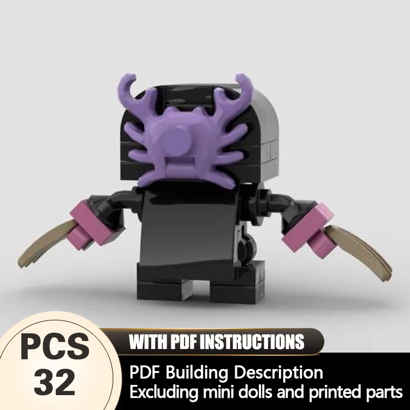 

Creators Animal Series Model MOC Building Bricks Star-Nosed Mole Modular Technology Gifts Holiday Assemble Children Toys Suit