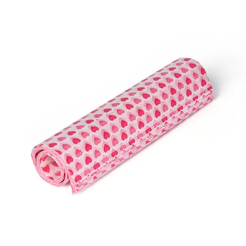 

50Pcs Heart Pattern Oilproof Greaseproof Baking Paper Sheets Food Wrapping Cake Pastry Sheets Heat Resistant for Commercial Home