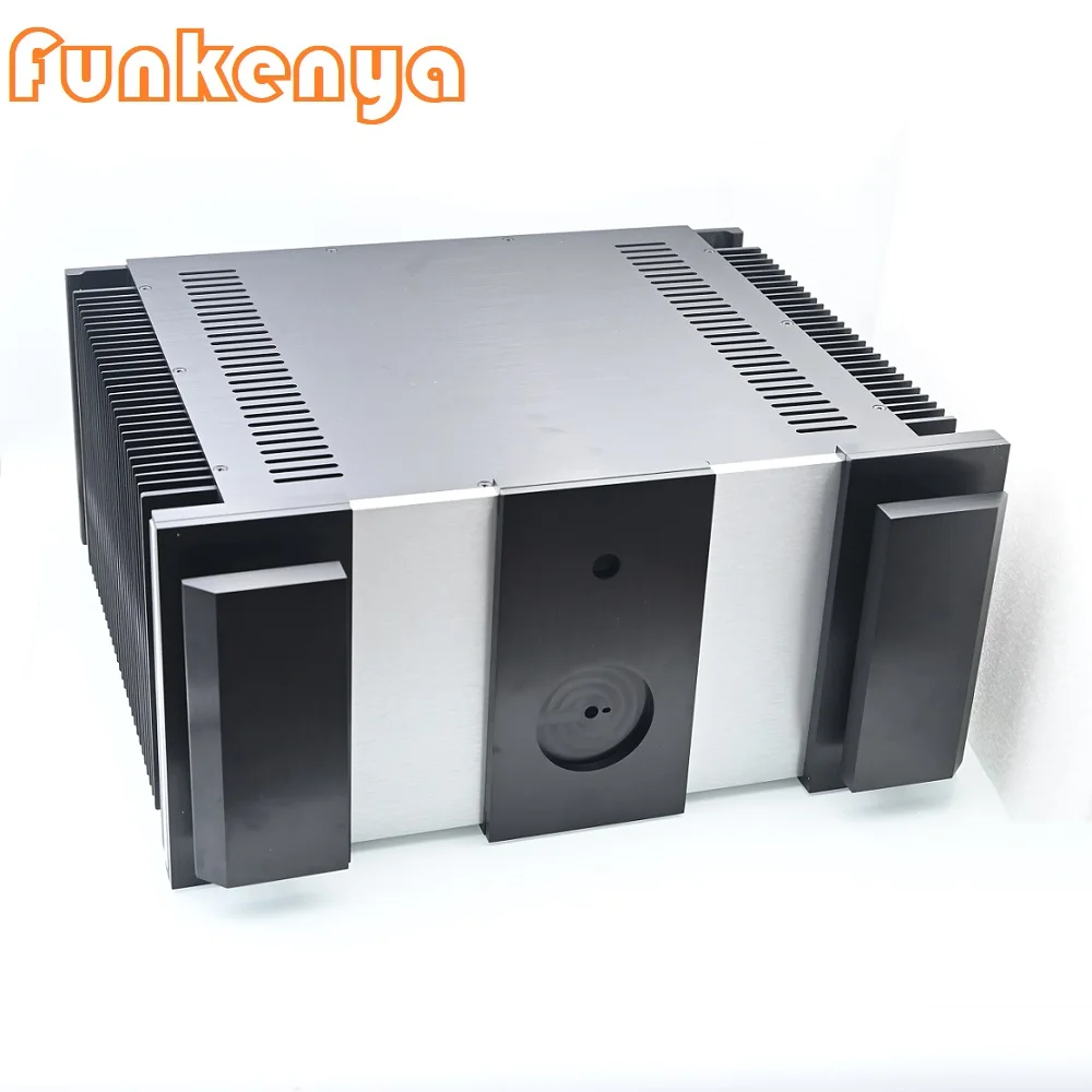 W480 H224 D424 DAC Amplify Case Aluminum Chassis Power Amplifier Supply DIY Class A Large Size Hi-End Audio Box Tube Amp Housing