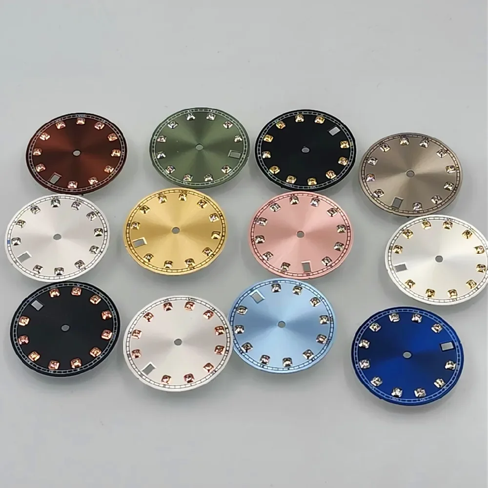 28.5mm Multi-Color Dial Without Luminescence For Nh35 Nh36 Automatic Movements