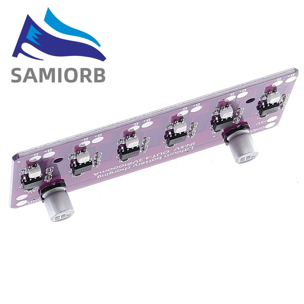 18650 Charging Module Lithium Battery Charger Board 4056 5V 1A PCB Circuit Board Charger Array  Electric Scooter Accessories