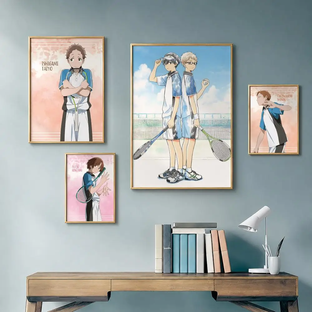 Popular Anime S-Stars AlignS Poster Vintage Retro Anime Poster Stickers Peel and Stick Wall Art Home Decor