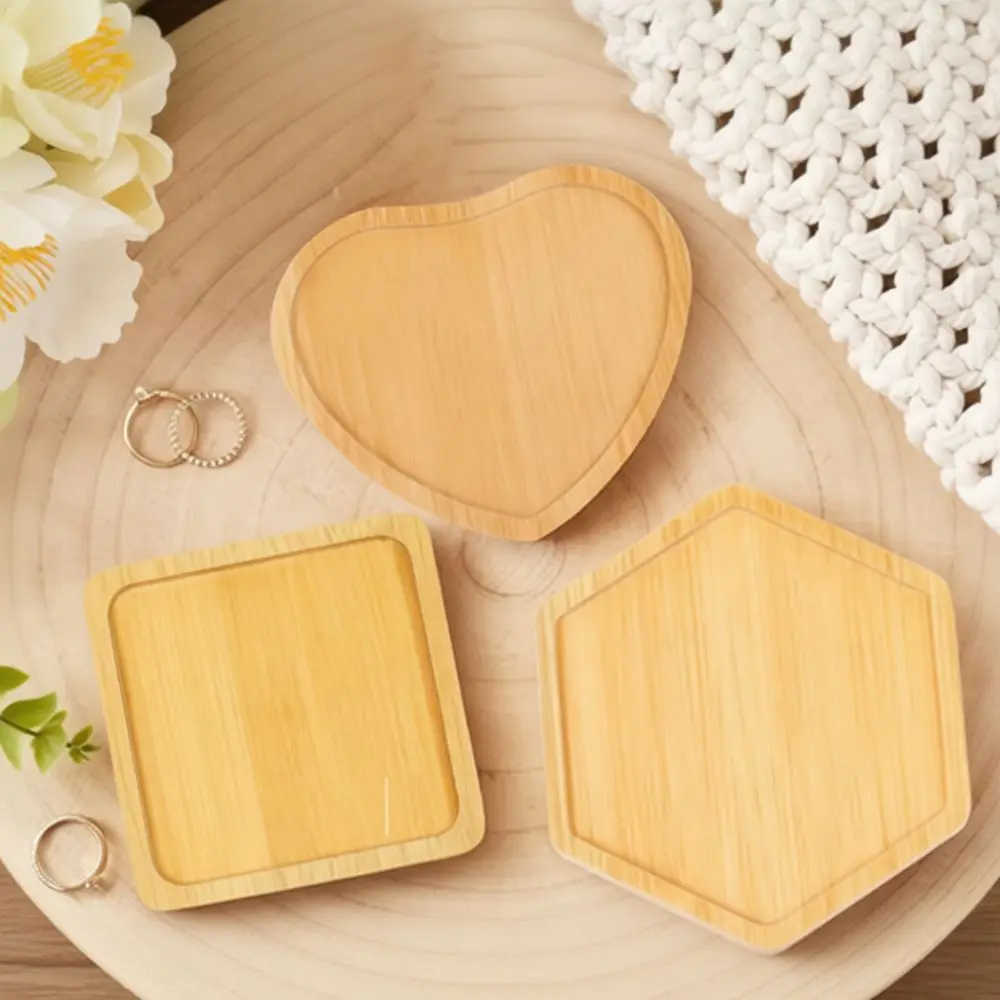 Sturdy Bamboo Coaster Holder Set Elegant Round Placemat Heat Insulation Tool For Home Kitchen Coffee Mug Organizer