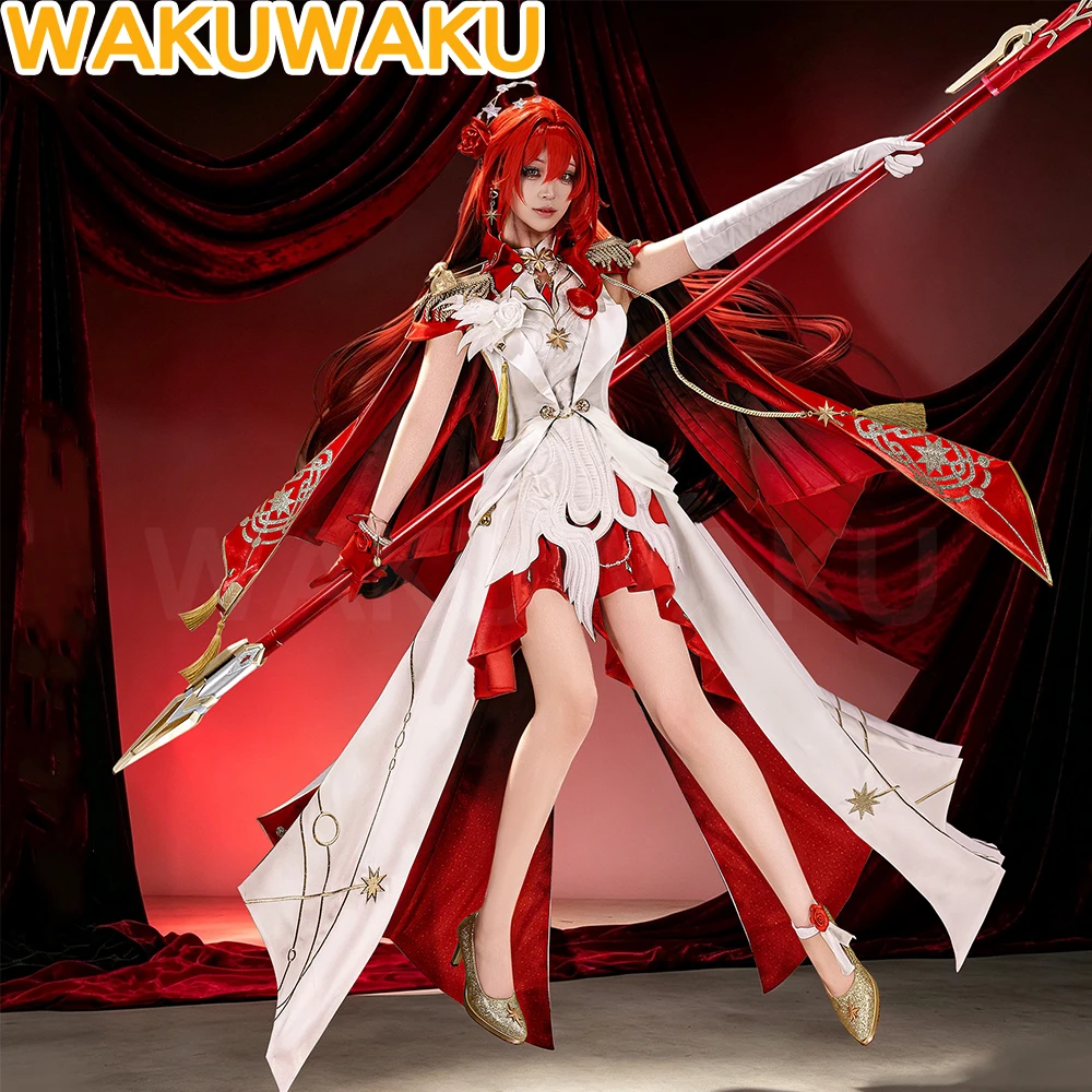 AUF LAGER Himeko Nova SP Cosplay-Kostüm Spiel Honkai: Star Rail【S-2XL】WakuWaku-R HSR Himeko Nova SP Cosplay-Kostüm Übergröße