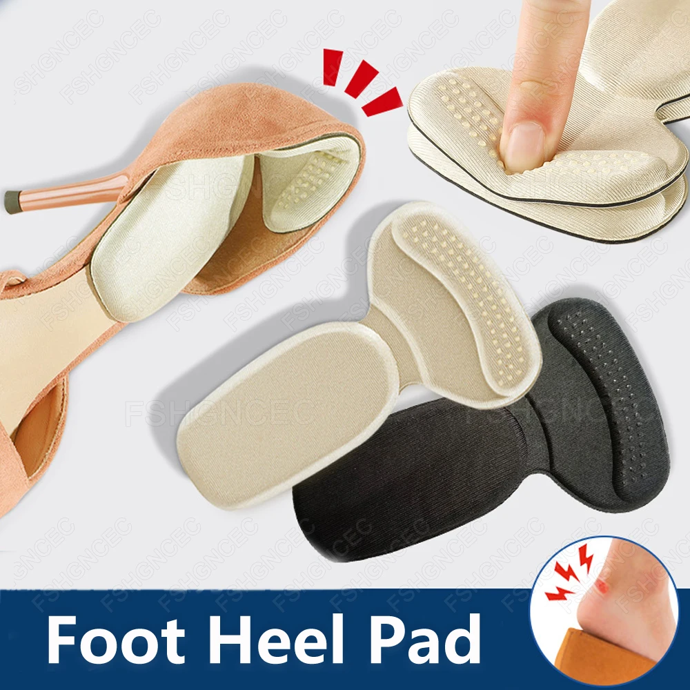 Schaumstoff-Fersenpolster, halbe Einlegesohlen, verschleißfeste Fußeinsätze, Schuhversteller, Fersenschutzaufkleber für Sportschuhe, Damen-High-Heel-Pads