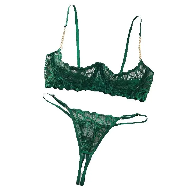 Sexy Women Underwear Hot Ultra Sexy French Thin Bra Sets Youth Sexy Lingerie Intimate Exotic Sets Women Lace Lingerie