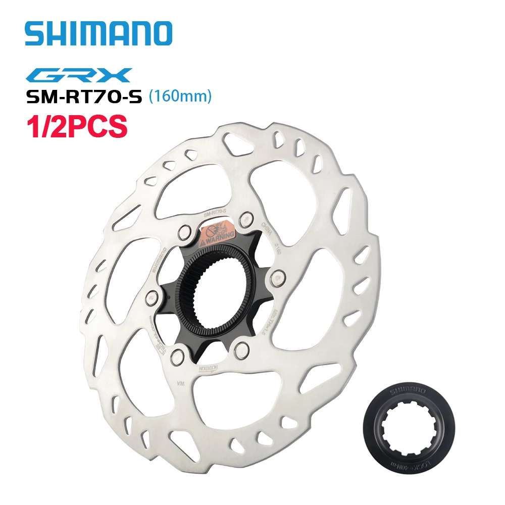 SHIMANO RT70 Center Lock Disc SM RT70 160MM1/2PCS Disc Rotor Ice Technologies 105 R7000 Series Disc Brake Rotor MTB/Road Rotor