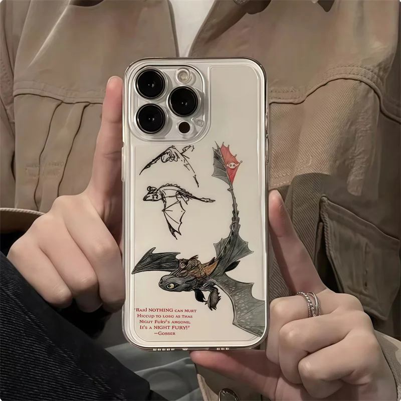 วิธีการรถไฟมังกรของคุณสําหรับiPhone 17 Air 16 15 Pro Max 14 11 12 13 Mini XR 16Eน่ารักฝาครอบซิลิโคนโปร่งใส