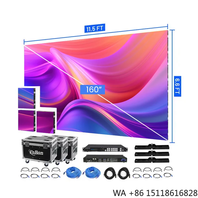 

Event Rental Indoor Outdoor Large LED Screens for Concerts Stage Background LED Video Wall High Resolution LED Display