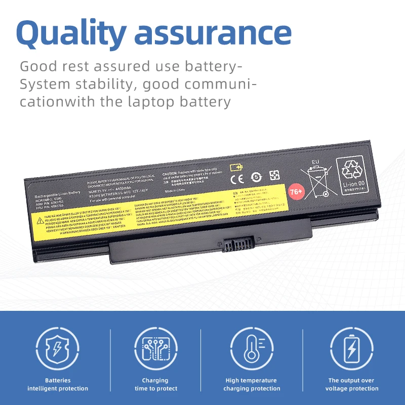 SUOZHAN  New 45N1762 45N1763 Laptop Battery For Lenovo ThinkPad E555 E550 E550C E560 E565C 45N1759 45N1758 45N1760 11.1V 4400mAh