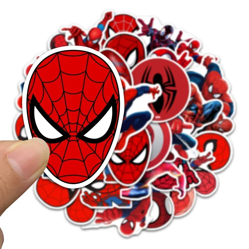 Disney Spider Man Stickers Cool Anime Toy Decals DIY Skateboard Stationery Notebook Laptop Cartoon Graffiti Sticker for Kid Gift