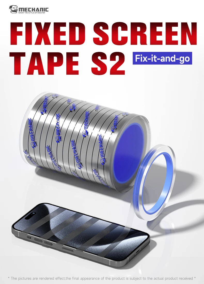MECHANIC OFFICIAL Transparent Fixed Screen Tape S2 5mm/10mm Suitable For Fixing The Screen In Mobile Phone Repair Tools
