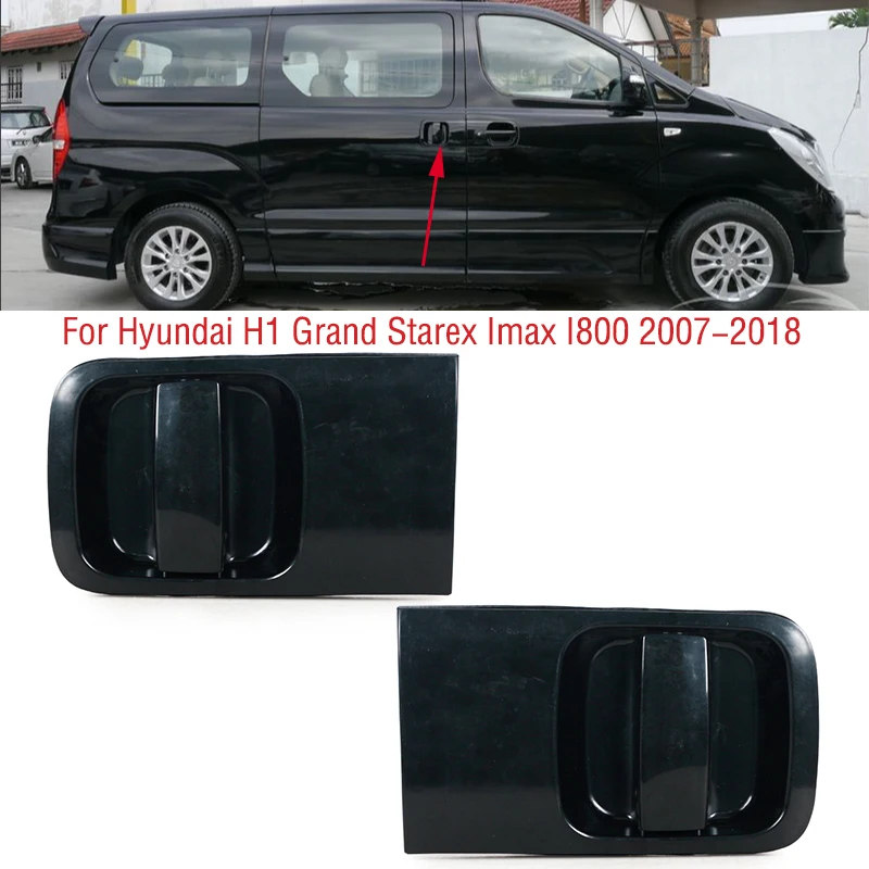 For Hyundai H1 Grand Starex Imax I800 2007-2018 Car Outer Outside Sliding Door Handle Exterior Door Handles Black