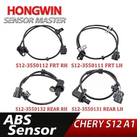 1/2/4 Uds ABS Sensor de velocidad de rueda delantera trasera izquierda derecha para CHery S12 A1 S12- 3550112 S12- 3550111 S12- 3550132 S12- 3550131