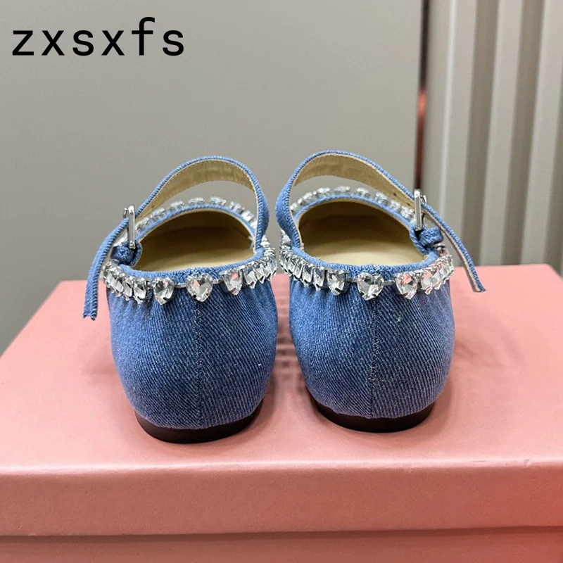 Lente Crystal Dames Doudou Schoenen Casual Platte Loafers Schoenen Catwalk Formele Zakelijke Zijde Outdoor Walk Schoenen Mujer