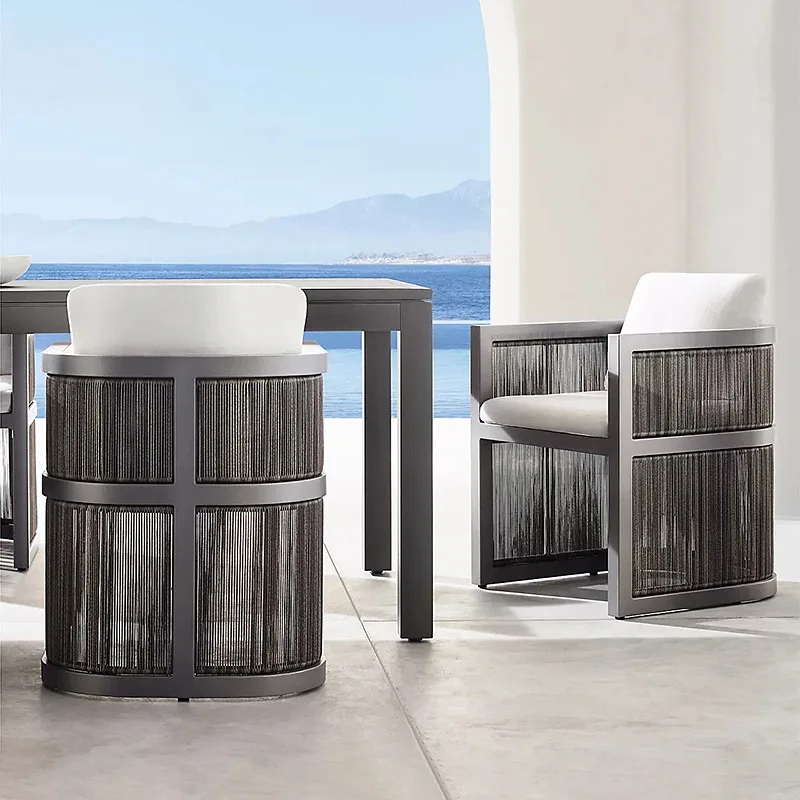 

Outdoor leisure table and chair balcony courtyard garden open-air rattan chair