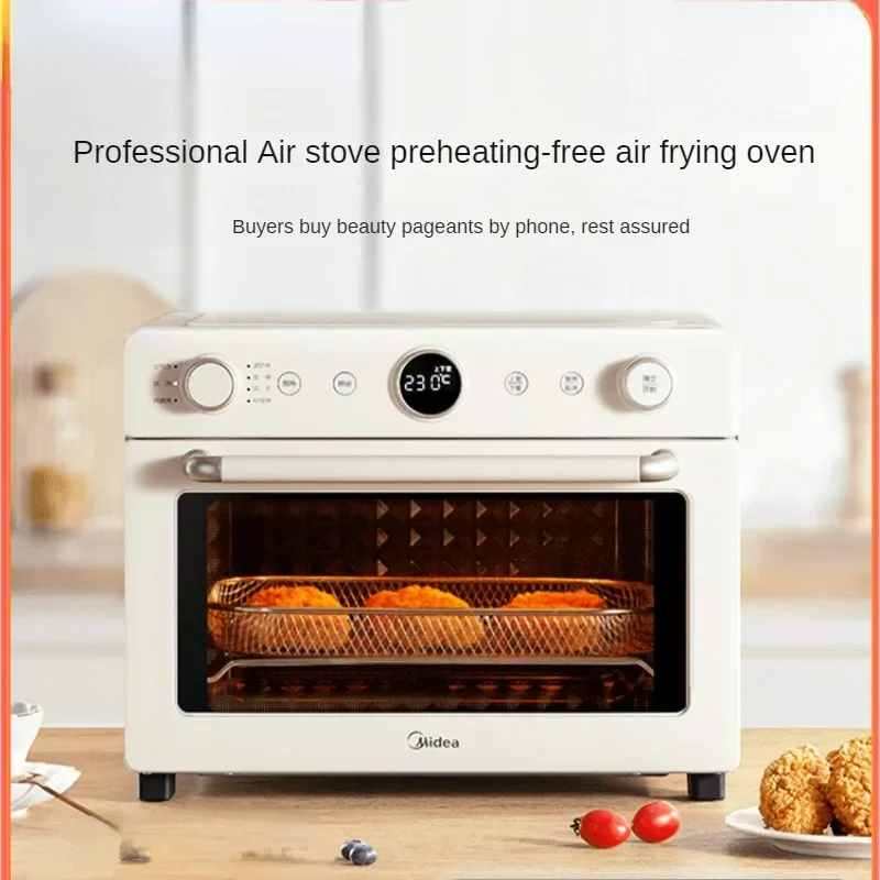 

Air Fryer Oven, Graphene Preheating Free Household Small Wind Oven, Electric Oven, Enamel Hot Air PT2520 Kitchen