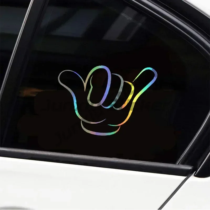 

Shaka Sign Hand Gesture Car Sticker Body Bumper Windows Motorcycle Laptop Wall Vinyl Film Decal Auto Tuning Accessories