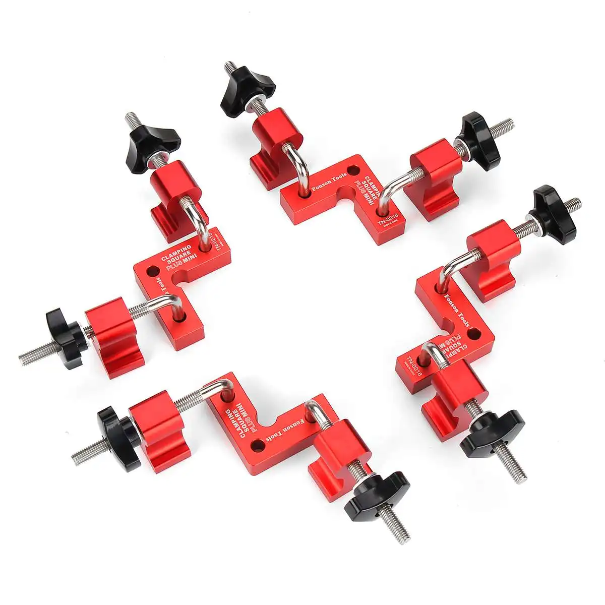 

4 Set Mini Woodworking Right Angle Positioning Clamp 90 Degree Precision Clamping Square Carpenter Square TN-0218