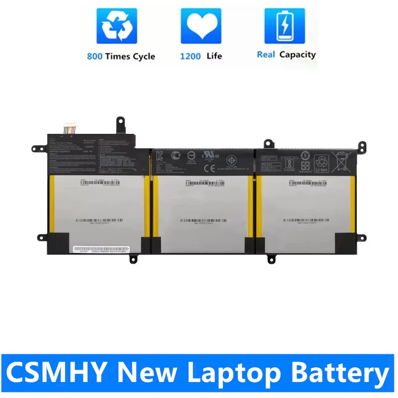 CSMHY 56Wh C31N1428 Laptop Battery For ASUS Zenbook UX305L UX305LA UX305UA C31N1428 3ICP5/91/91 0B200-01450100