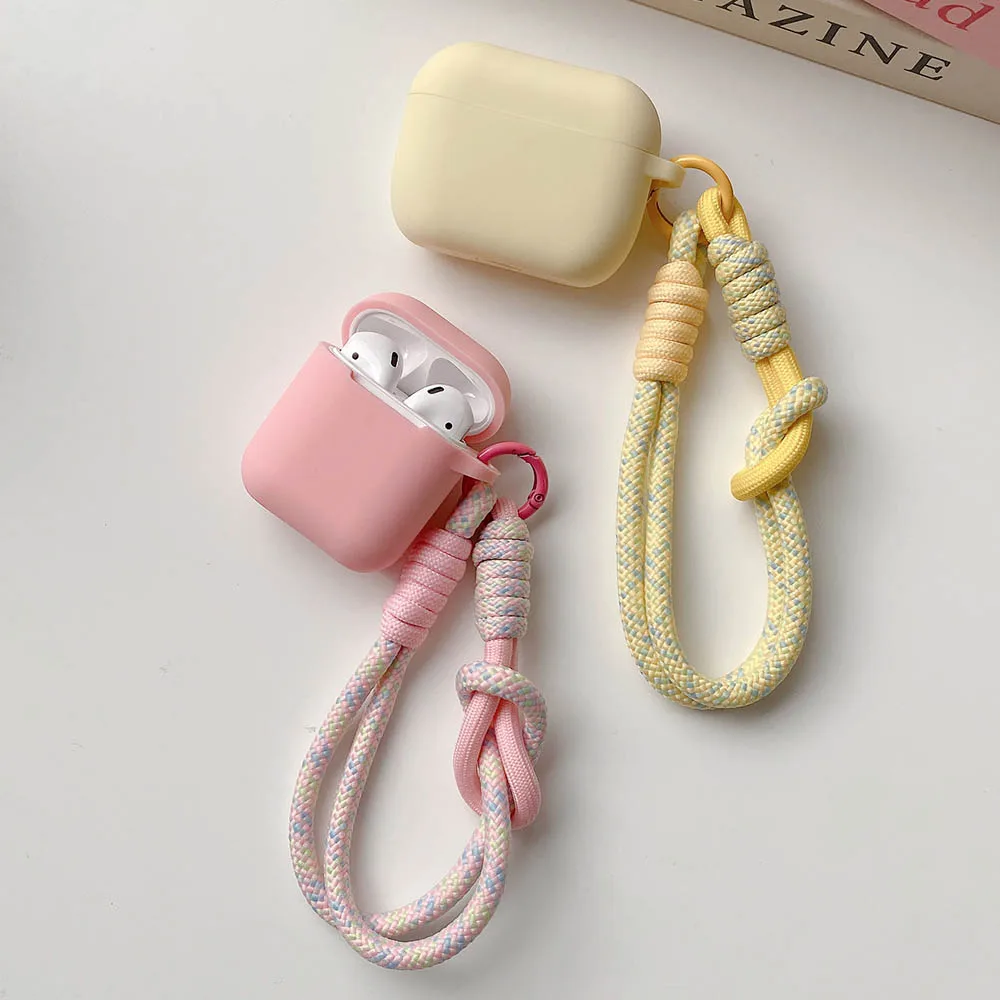 For Airpods 4 Pro 3 Generation Cover Ice Cream Silicone Case Full Protector Cover with Wrist Lanyard for Cute AirPods Pro 2 Case