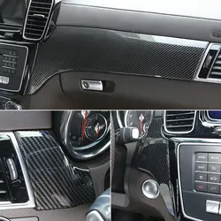 For Mercedes Benz GLE 350 GLS 400 2016-2019 LHD ABS Car Interior Center Console Dashboard Panel Protection Cover Trim Accessory