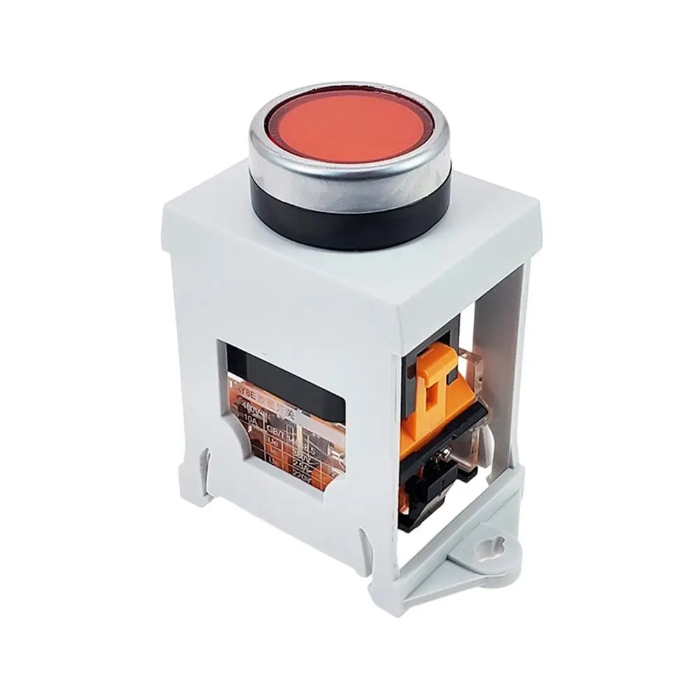 1Pcs 22mm Push Button Switch Bracket Slide Rail Round Guide Rail Mounting Bracket LA38 Indicator Signal Light Bracket