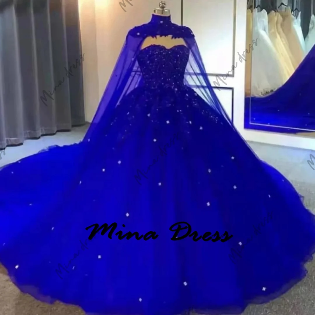 Mina Lace Wedding Dress Es Customized Evening Dresses Woman Elegant Party Dresses for Women Luxury Evening Dresses 2024 Beads image 3