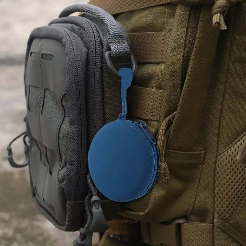 X5XA กระเป๋าสตางค์ซิลิโคนน้ำหนักเบาสำหรับใส่เหรียญคีย์การ์ดกิจกรรมกลางแจ้ง